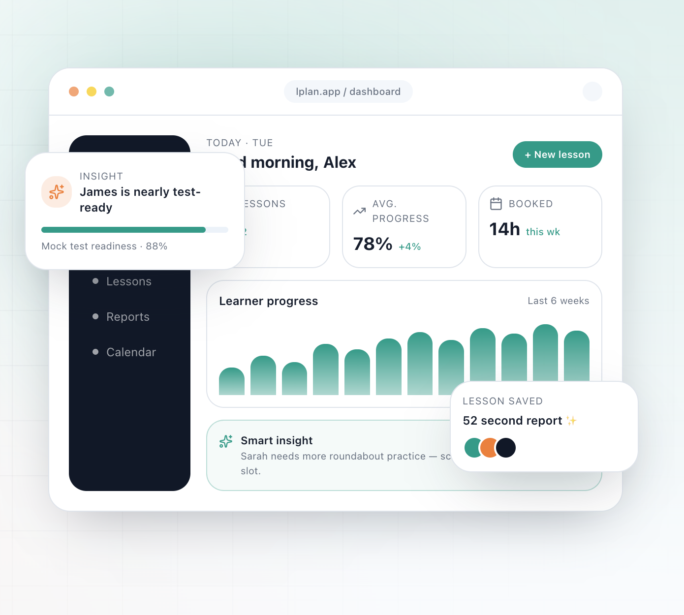 LPlan dashboard preview